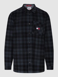 Freizeithemd mit Label-Patch von Tommy Jeans Blau - 26