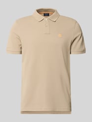 Slim Fit Poloshirt mit Label-Stitching von MCNEAL Beige - 24