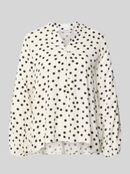 Relaxed Fit Bluse aus reiner Viskose-Mix Modell 'Valeria' von ZABAIONE - 11