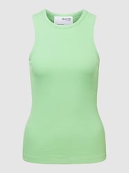 Tanktop in Ripp-Optik Modell 'FANNA' von Selected Femme Grün - 24