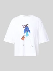 relaxed fit T-shirt van puur katoen van Rich & Royal - 33