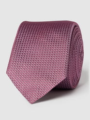 Krawatte aus Seide mit Allover-Muster von BOSS Pink - 45