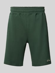 Shorts mit Strukturmuster und Label-Stitching von PROHIBITED - 6