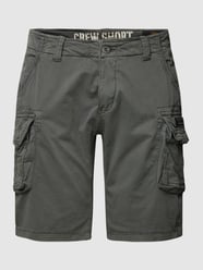 Bermudas mit Cargotaschen Modell 'CREW' von Alpha Industries Grau - 23