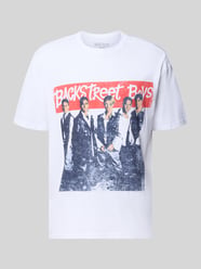 T-shirt z czystej bawełny o kroju regular fit Model 'Backstreet Boys' od Mister Tee - 2
