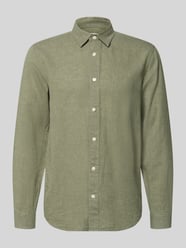 Slim Fit Freizeithemd aus Baumwoll-Leinen-Mix Modell 'CAIDENLS SOLID' von ONLY & SONS - 15
