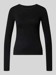 Slim Fit Basic Langarmshirt aus Baumwollmix von REVIEW - 19
