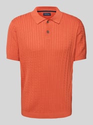 Poloshirt met ribboorden van Christian Berg Men - 6