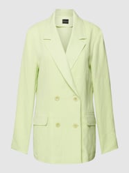 Blazer met reverskraag, model 'VIRGOLA' van Pennyblack Groen - 5