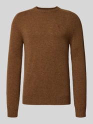 Sweter z dzianiny o kroju regular fit z czystej wełny od MCNEAL - 29
