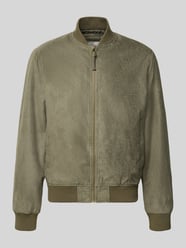 Bomberjacke in Leder-Optik mit Stehkragen von JACK & JONES - 15