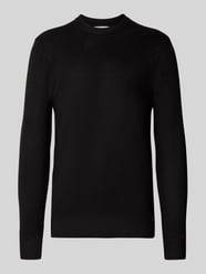 Sweter z dzianiny o kroju regular fit z okrągłym dekoltem model ‘Heine’ od Casual Friday - 44