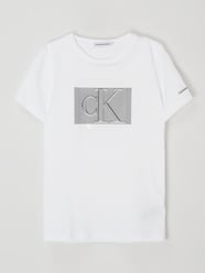 T-Shirt mit Logo-Print von Calvin Klein Jeans Weiß - 31