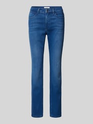 Slim fit jeans met riemlussen, model 'Style.Mary Thermo' van Brax - 35