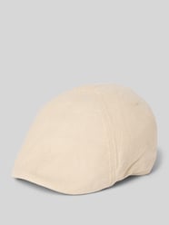 Schiebermütze aus Baumwoll-Leinen-Mix von Müller Headwear Beige - 31
