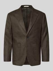 Marynarka krój regular fit z czystego lnu model 'BAILEY' od Selected Homme - 25