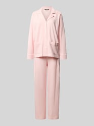 Regular Fit Pyjama-Set aus reiner Baumwolle von Lauren Ralph Lauren Pink - 27