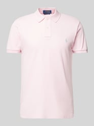 Poloshirt mit Label-Stitching von Polo Ralph Lauren Rosa - 37