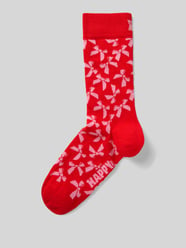 Socken mit Motiv-Print Modell 'Bow' von Happy Socks Rot - 3