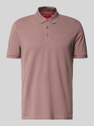 Regular Fit Poloshirt aus reiner Baumwolle Modell 'DONOS222' von HUGO Beige - 33
