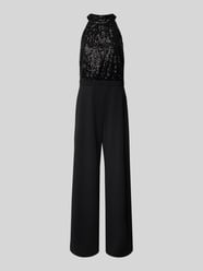 Jumpsuit mit Paillettenbesatz von Swing Schwarz - 10