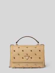 Handtasche mit Ziersteinbesatz Modell 'GIULLY II' von Guess Beige - 2