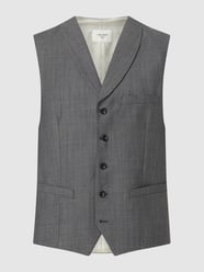 Gilet van scheerwol, model 'Warren' van Carl Gross Blauw / turquoise - 15