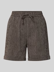 Szorty o kroju straight fit z elastycznym pasem model 'Malky' od OPUS - 10