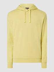 Hoodie van een mix van katoen en lyocell  van Esprit Collection Geel - 14