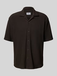 Relaxed Fit Kurzarmhemd in Ripp-Optik von JAKE*S STUDIO MEN - 30