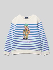 Sweatshirt met ribboorden van Polo Ralph Lauren Kids - 5
