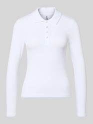 Slim Fit Langarmshirt aus Baumwoll-Mix Modell 'KITTE' von PIECES - 19