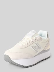 Sneaker aus Leder-Mix mit Plateau von New Balance Beige - 42