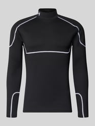 Funktionsshirt mit Stehkragen und Label-Stitching von Under Armour - 17