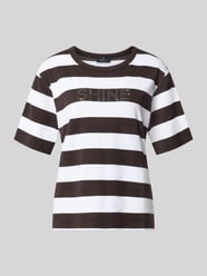Sweatshirt mit 1/2-Arm und Ziersteinbesatz von monari - 29