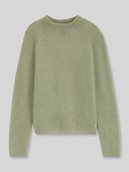 relaxed fit pullover van wolmix met opstaande kraag van BOSS - 21