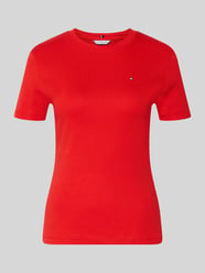 T-shirt z czystej bawełny w kroju slim fit od Tommy Hilfiger - 21