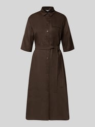 Overhemdjurk van linnen met borstzak model 'LTABELLA' van MM by Max Mara - 31