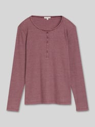 Regular Fit Langarmshirt aus Baumwoll-Mix von Tom Tailor Bordeaux - 25