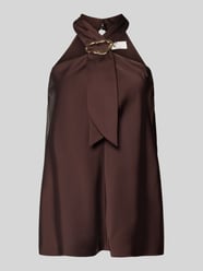 Top o kroju regular fit z ozdobnym obszyciem od VM by Vera Mont - 3