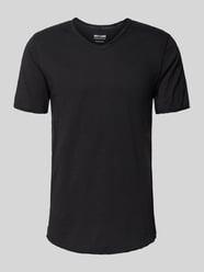 T-shirt o kroju regular fit z czystej bawełny Model 'BENNE LONGY' od ONLY & SONS - 24