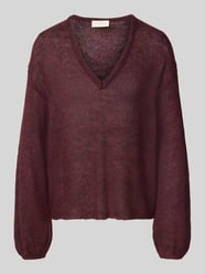 Relaxed Fit Pullover mit Alpaka-Anteil Modell 'Dido' von FREE/QUENT Bordeaux - 17