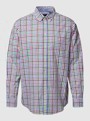 Regular Fit Freizeithemd mit Button-Down-Kragen von Christian Berg Men Weiß - 21