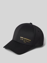 Basecap mit Label-Print von Karl Lagerfeld Schwarz - 9