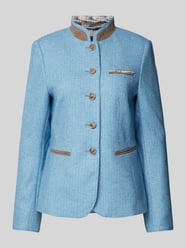 Blazer mit Stehkragen von WHITE LABEL Blau - 25