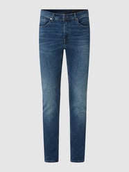 Jeansy o kroju regular fit ze streczem  od Karl Lagerfeld Niebieski - 4