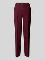 Schmale Hose mit Bügelfalten von Betty Barclay Bordeaux - 27