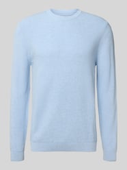 Sweter z dzianiny z prążkowanymi wykończeniami od MCNEAL - 48