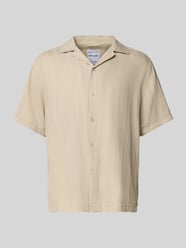 Regular fit vrijetijdsoverhemd met resortkraag, model 'ROBERT' van ONLY & SONS Beige - 16