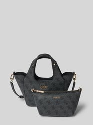 Handtasche mit Label-Applikation Modell 'CALISTA' von Guess - 8